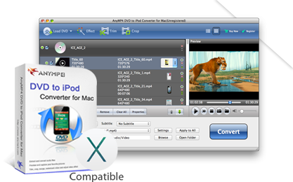 download the new version for ipod AnyMP4 DVD Creator 7.2.96